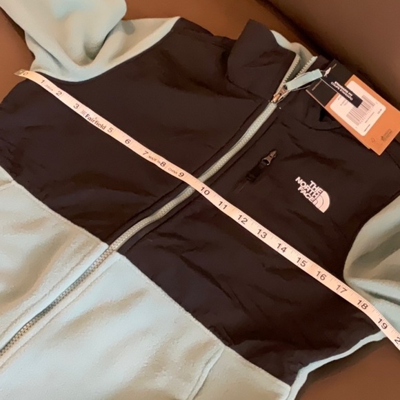 The North Face Women's Candescent Full Zip Jacket Trellis Green/Tnf Black - Picture 5 of 7